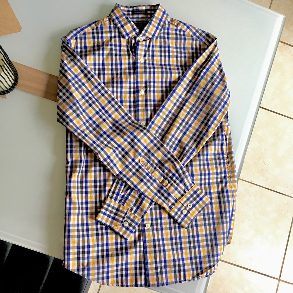 ‼️NEW‼️ Banana Republic Fit Non-Iron Plaid Shirt.